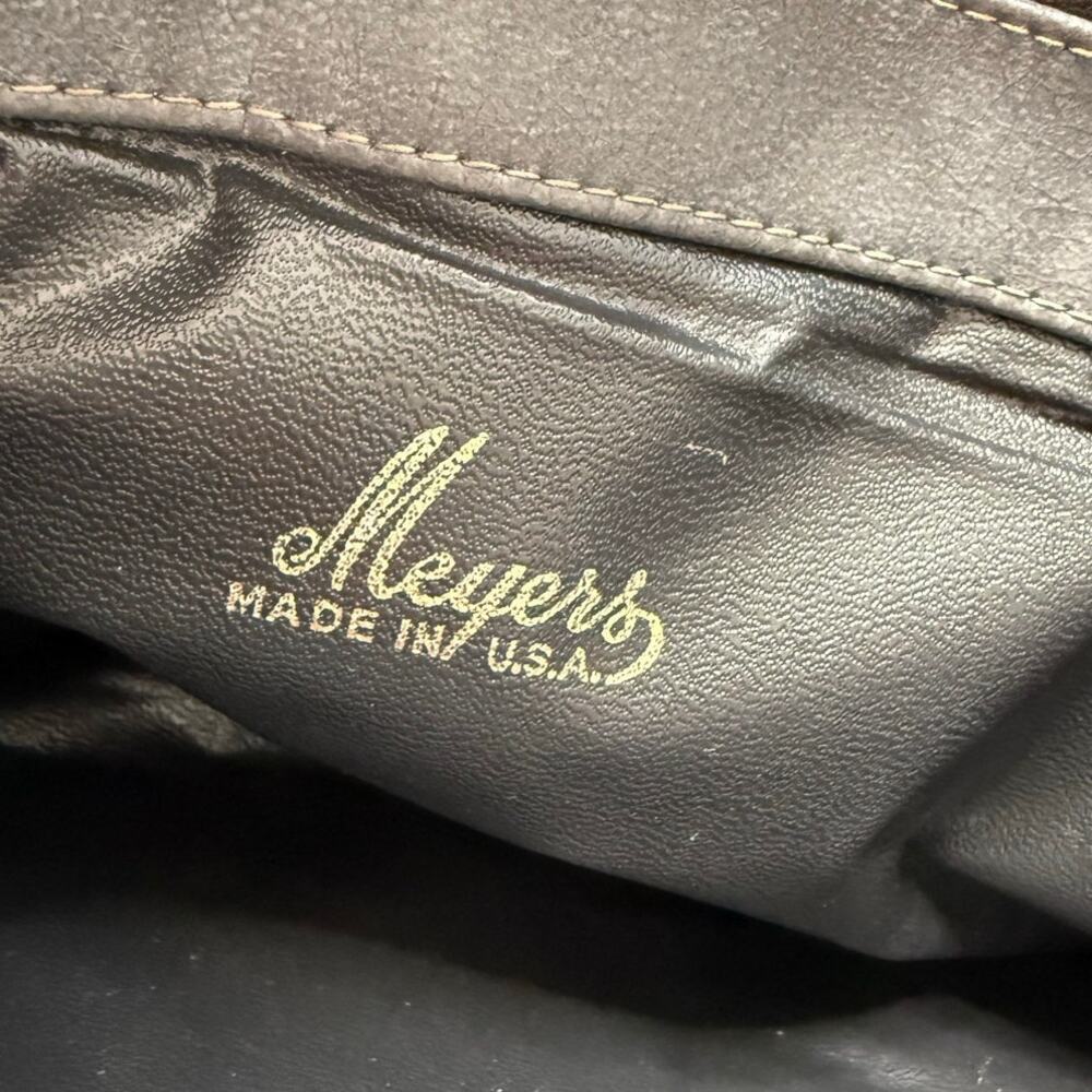 Vintage Meyers USA Monogram Envelope Crossbody Bag  Geometric Shoulder Purse - Picture 7 of 14